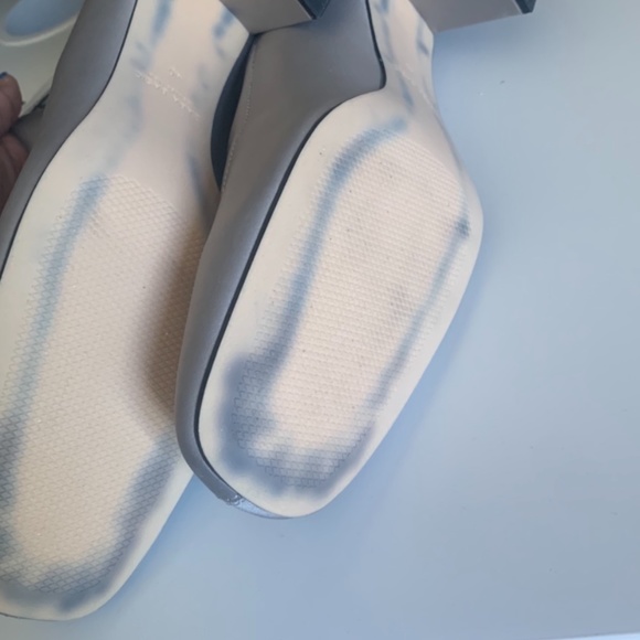 Zara Sock-Style Silver Satin Ankle Boots - Picture 4 of 4